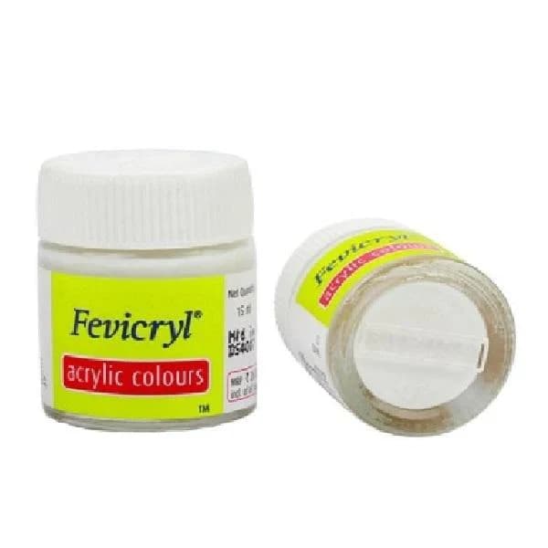 Fevicryl Acrylic Colour 15ml - White
