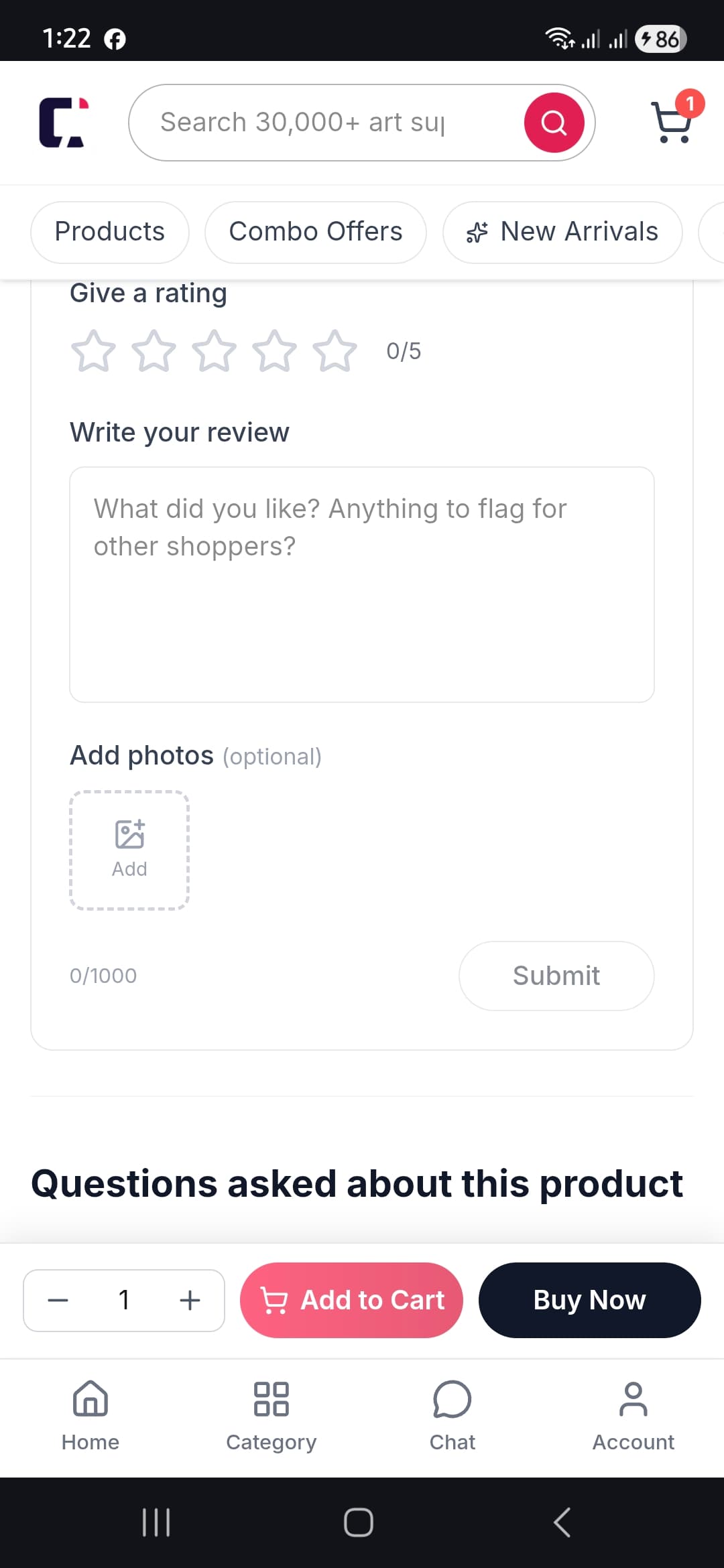 Customer review photo